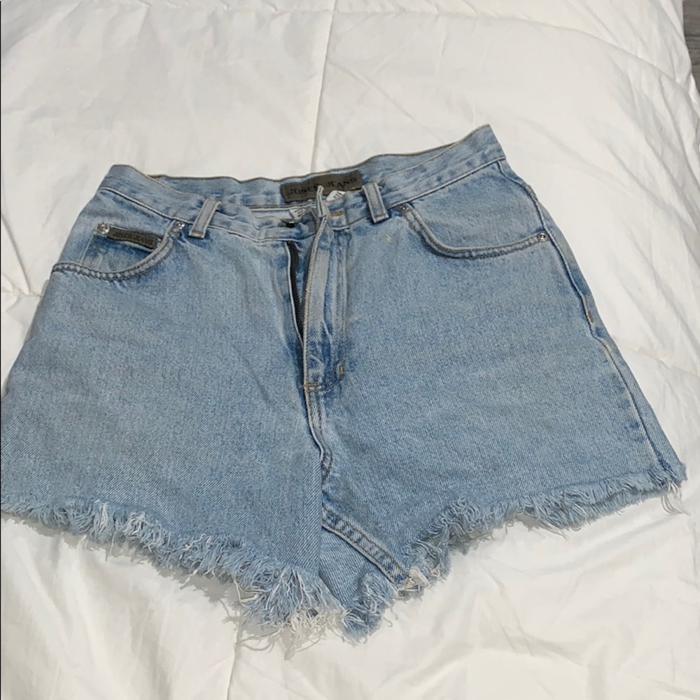 High wasted Jean shorts